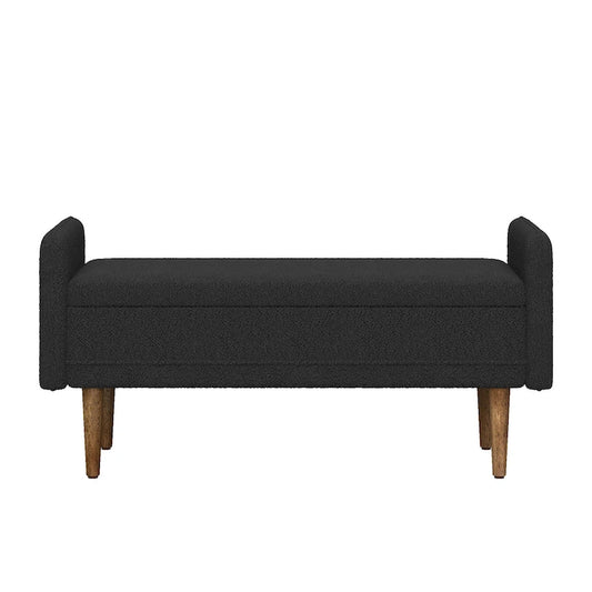 linen Fabric Storage Stool