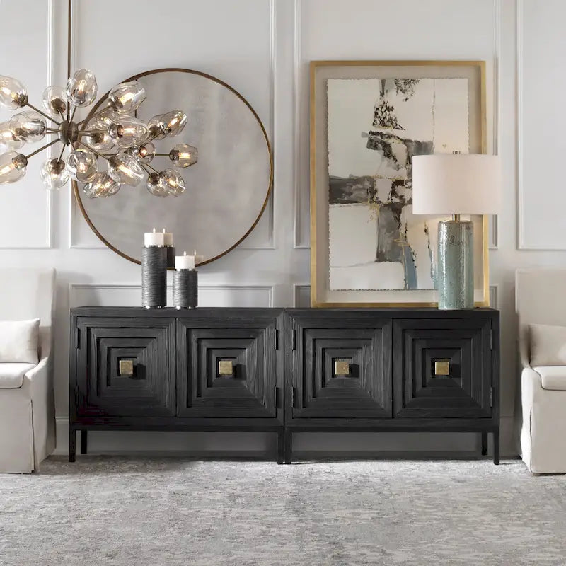 Aiken Dark Walnut 2-door Cabinet