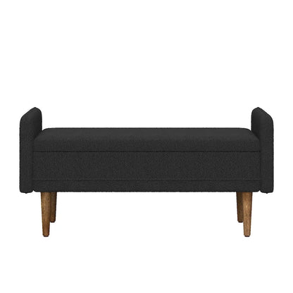 linen Fabric Storage Stool