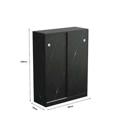 Marble Shoe Cabient With Sliding Door Have 6 Layers Can Storage At Least 30 Pairs Shoes