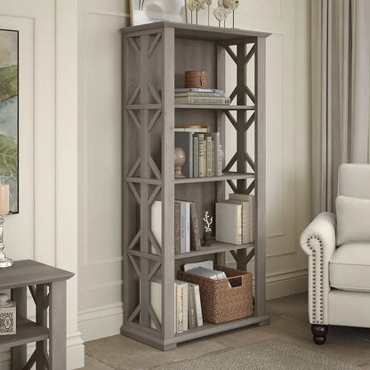 Homestead 4 Shelf Farmhouse Bookcase by  
