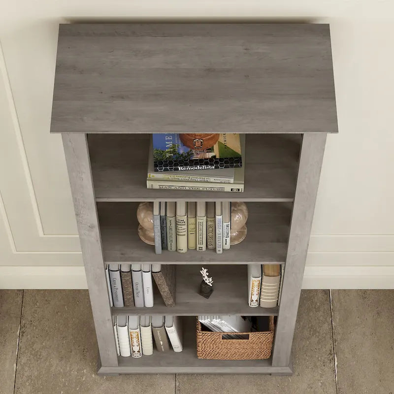 Homestead 4 Shelf Farmhouse Bookcase by
