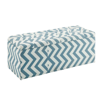 Gede Contemporary Fabric Tufted Life-top Storage Bench by