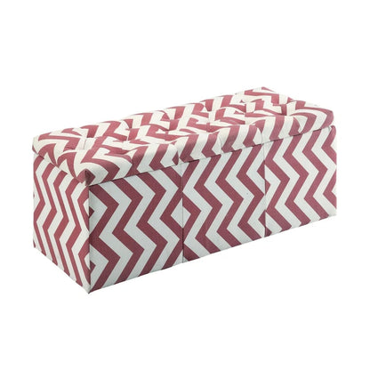 Gede Contemporary Fabric Tufted Life-top Storage Bench by