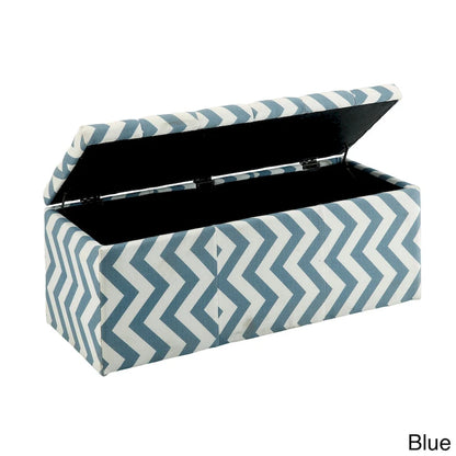 Gede Contemporary Fabric Tufted Life-top Storage Bench by