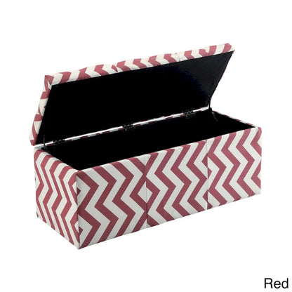 Gede Contemporary Fabric Tufted Life-top Storage Bench by
