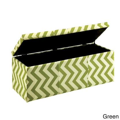 Gede Contemporary Fabric Tufted Life-top Storage Bench by