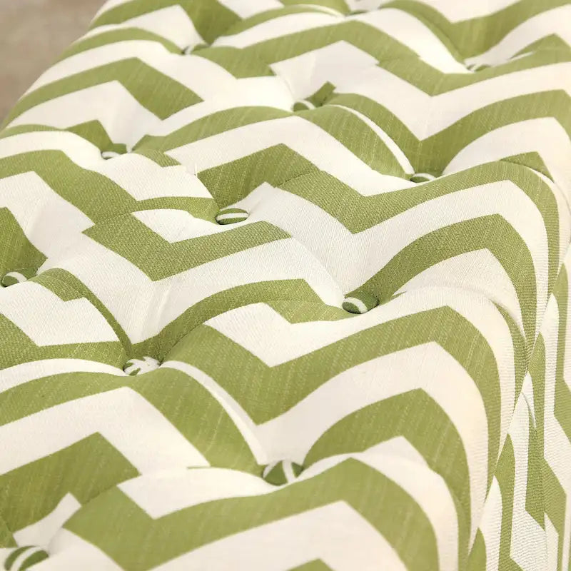 Gede Contemporary Fabric Tufted Life-top Storage Bench by