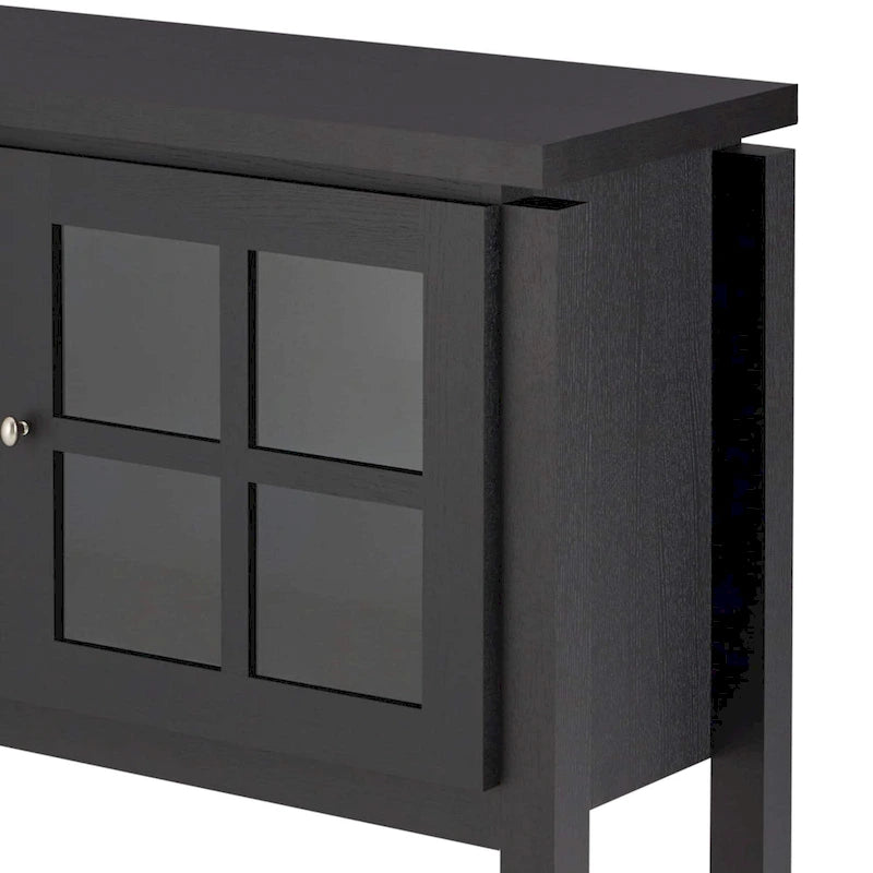 Modern Farmhouse 59 Windowpane Cabinet Buffet by
