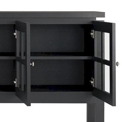Modern Farmhouse 59 Windowpane Cabinet Buffet by