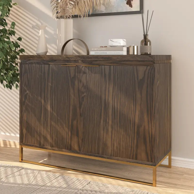 Furniture Wood 2-Door Accent Cabinet