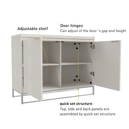 Furniture Wood 2-Door Accent Cabinet