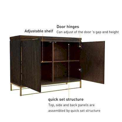 Furniture Wood 2-Door Accent Cabinet