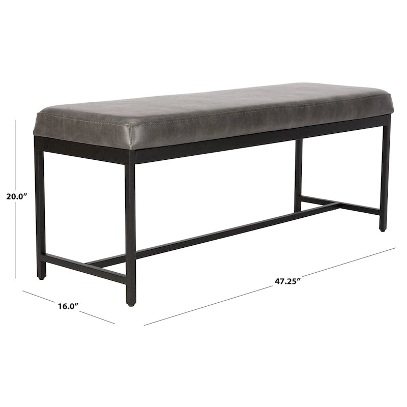 Parthenia Bench - 47.3 x 16 x 19.5 - 47Wx16Dx20H