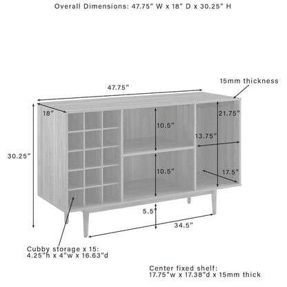 Wine cabinet - 18' x 47.75 x 30.25