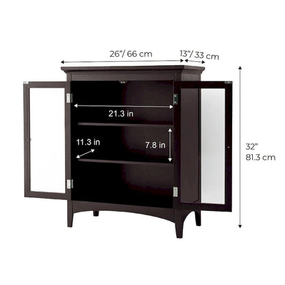 Madison Freestanding Floor Cabinet - 13L x 26W x 32H