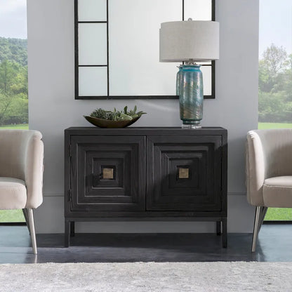 Aiken Dark Walnut 2-door Cabinet