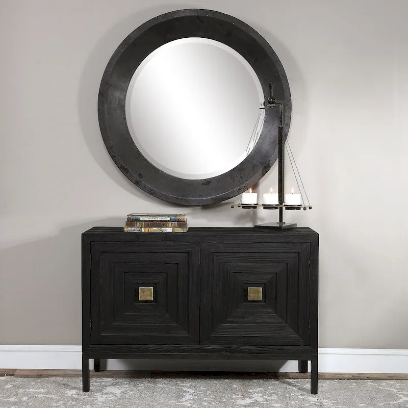 Aiken Dark Walnut 2-door Cabinet