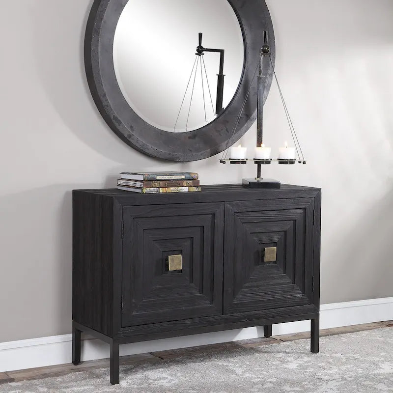 Aiken Dark Walnut 2-door Cabinet