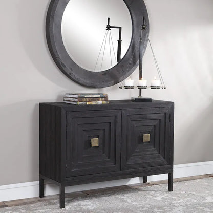 Aiken Dark Walnut 2-door Cabinet