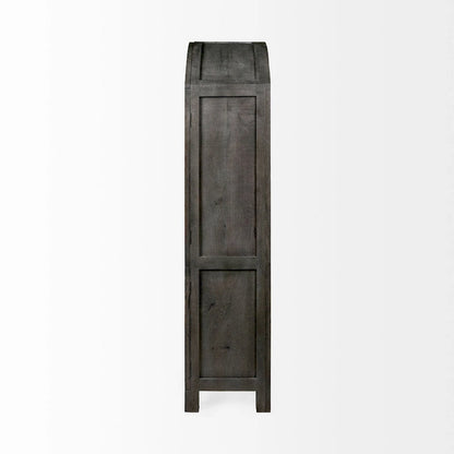 Ba ett Dark Grey Solid Wood Display Cabinet