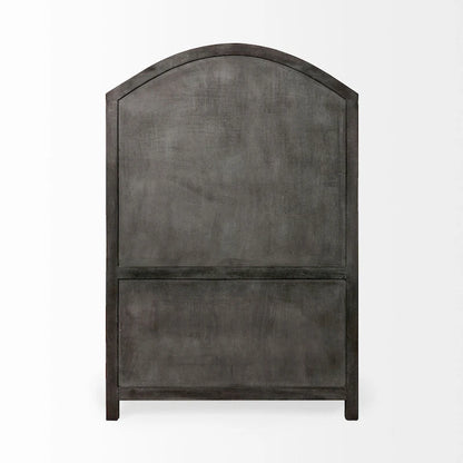 Ba ett Dark Grey Solid Wood Display Cabinet