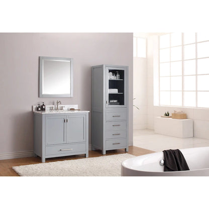 Modero 24 in. Linen Tower