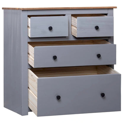 Bedroom storage cabinet/side table/drawer unit, made of pine wood, - 31.5 x 15.7 x 32.7