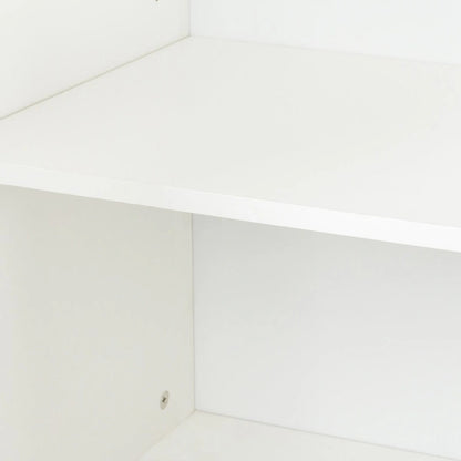Cabinet with 4 Doors and 4 open shelgves,Freestanding Sideboard Storage Cabinet