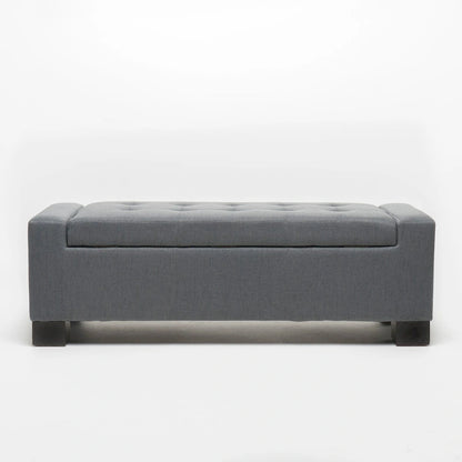 Modern Upholstered Storage Bench for Living Room Entryway