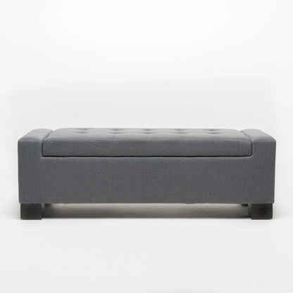 Modern Upholstered Storage Bench for Living Room Entryway
