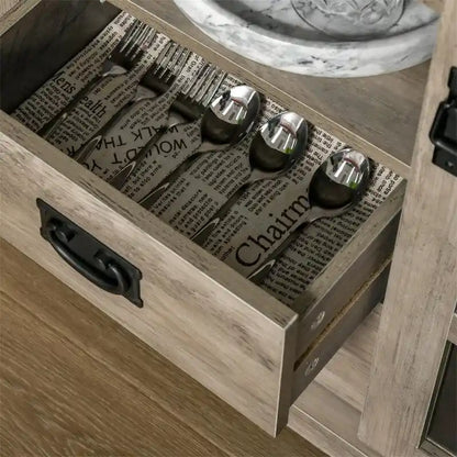 Sideboard Buffet Cabinet - 11.75D x 42.25W x 32H