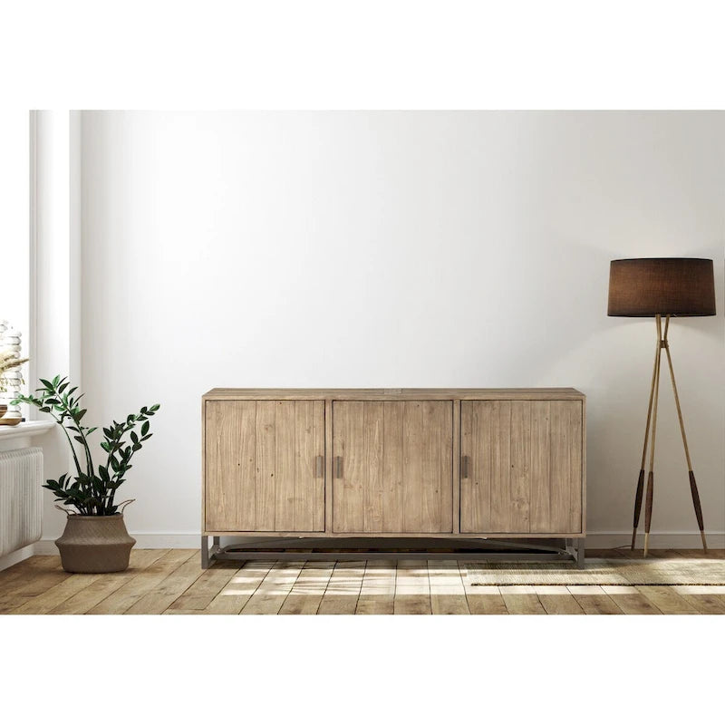   3-door Metal Base Sideboard