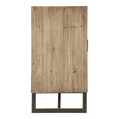 3-door Metal Base Sideboard
