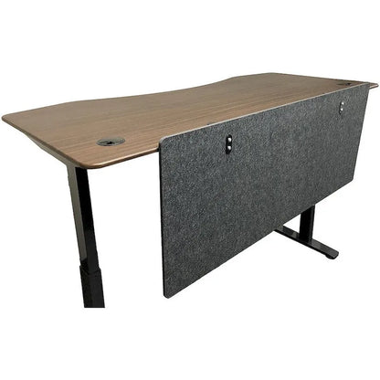 ApexDesk Artsonic 54-Inch Dual-Use Modesty Vanity Panel Divider Made of Polyester Fiber with Clamps for Standing Desk