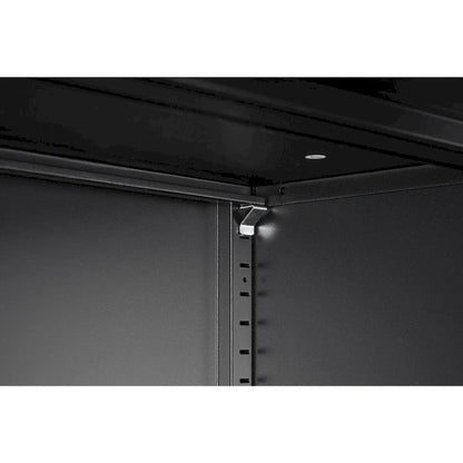 Steel Lockable Garage Storage Cabinet with 2 Doors and 2 Adjustable Shelves