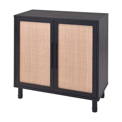 Delancey Black Brown 2 Door Cabinet