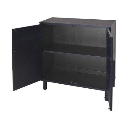 Delancey Black Brown 2 Door Cabinet