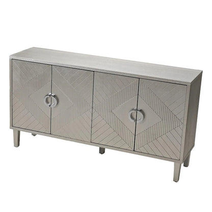 Stylish and Functional 4-Door Storage Cabinet