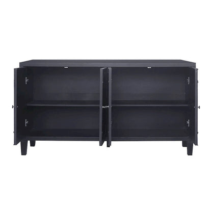 Accent Cabinet 4 Door Wooden Cabinet Sideboard Buffet Storage Cabinet