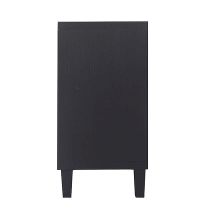 Accent Cabinet 4 Door Wooden Cabinet Sideboard Buffet Storage Cabinet
