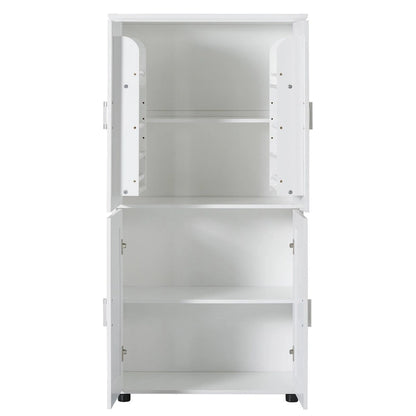 Tall and Wide Bathroom Floor Storage Cabinet
