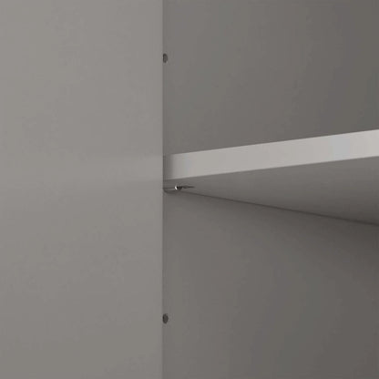 Storage Cabinet with 2 Doors and 4 Drawers