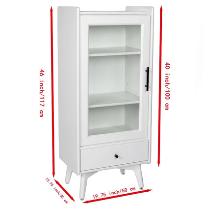 Bathroom Storage Cabinet with Adjustable Shelves