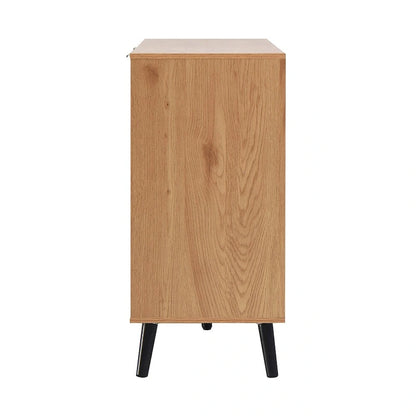 47.2 Wood Sideboard Buffet Cabinet with 3 Drawers & 2 Doors