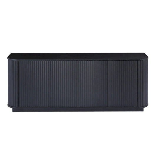 Wooden Vertical Striped Cabinet for Kitchen/Bedroom/Entryway